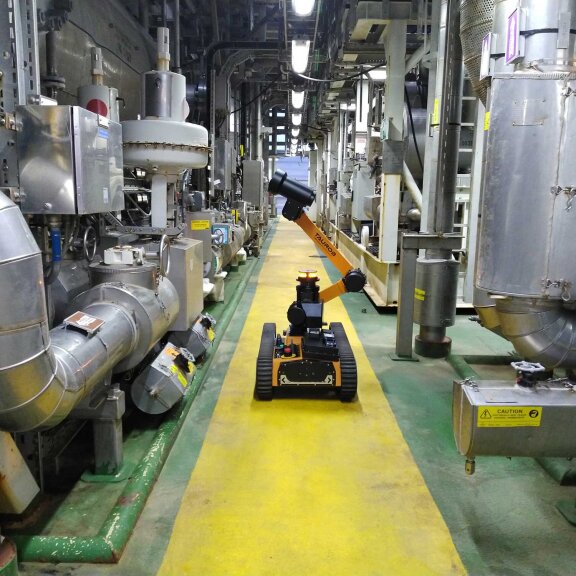 This project showcased remote control and autonomous inspection offshore using the Taurob Inspector robot